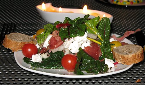 Ziegen Obazda Mit Salat Von Jungem Mangold — Rezepte Suchen